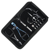 Deluxe Tape-In Hair Extension Kit with Flat Crimping Plier, Loop Tool & Styling Clips - Cross Edge Corporation