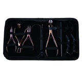 Expert Hair Extension Tool Kit with 3 Hole Crimping Pliers, Tape In Tool & Bead Opener - Cross Edge Corporation