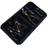 Expert Hair Extension Tool Kit with 3 Hole Crimping Pliers, Tape In Tool & Bead Opener - Cross Edge Corporation