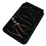 Essential Tape-In Hair Extension Kit with Thread Loop Tools, Styling Clips & Remover Plier - Cross Edge Corporation