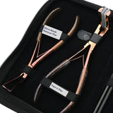 Essential Tape-In Hair Extension Kit with Thread Loop Tools, Styling Clips & Remover Plier - Cross Edge Corporation