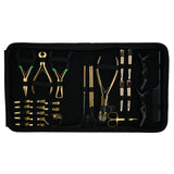 Premium Salon Hair Extension Kit with Tape In Plier, Bond Cutter & Rexine Storage Case - Cross Edge Corporation
