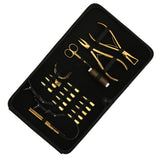 Hair Extension Tool Kit with Flat Crimping Pliers, Hook Loop Tools & Wig Thread Set - Cross Edge Corporation