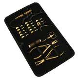 Hair Extension Tool Kit with Flat Crimping Pliers, Hook Loop Tools & Wig Thread Set - Cross Edge Corporation