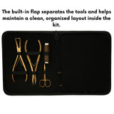 Hair Extension Tool Kit with Flat Crimping Pliers, Hook Loop Tools & Wig Thread Set - Cross Edge Corporation