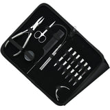 Nano Ring Hair Extension Kit with Flat Crimping Plier, Loop Tool & Beads Storage Box - Cross Edge Corporation