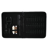 Professional Microlink Extension Kit with Flat Crimping Plier, Hook Loop Tools & Rexine Case - Cross Edge Corporation