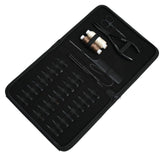 Professional Microlink Extension Kit with Flat Crimping Plier, Hook Loop Tools & Rexine Case - Cross Edge Corporation