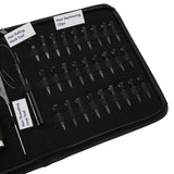 Professional Microlink Extension Kit with Flat Crimping Plier, Hook Loop Tools & Rexine Case - Cross Edge Corporation