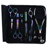 Salon Stylist Hair Extension Kit with Tape In Plier, Razor Tool & Professional Scissors Set - Cross Edge Corporation