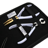 Hair Extension Installation Kit with 3 Hole Crimping Plier & Keratin Bond Cutter - Cross Edge Corporation