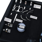 Tape-In & Nano Ring Hair Extension Kit with 2 Hole Crimping Plier and Beads Storage Box - Cross Edge Corporation