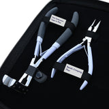 Complete Tape-In Hair Extension Kit with Keratin Bond Cutter & Bead Crimping Pliers - Cross Edge Corporation