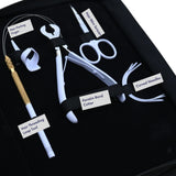 Complete Tape-In Hair Extension Kit with Keratin Bond Cutter & Bead Crimping Pliers - Cross Edge Corporation