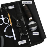 Tape-In Hair Extension Starter Kit with Wig Threads, Beads Box & Salon Styling Tools - Cross Edge Corporation