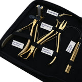 Tape-In Hair Extension Kit with Flat Crimping Pliers, Hook Loop Tools & Wig Thread Set - Cross Edge Corporation