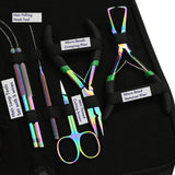 Complete Microlink Hair Extension Kit with Crimping Pliers, Loop Tools & Wig Thread Set - Cross Edge Corporation