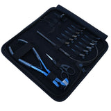 Tape-In Hair Extension Tool Kit with Loop Tool, Sectioning Clips & Curved Needles - Cross Edge Corporation