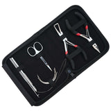 Hair Extension Tool Kit with 3 Hole Crimping Plier & Microlink Removal Tool - Cross Edge Corporation