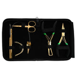 Hair Extension Tool Kit with Microlink Remover, Crimping Pliers & Threading Loop Set - Cross Edge Corporation