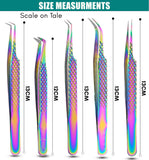 Eyelash Extension Tweezers set | Precision Multipurpose Lash Scissor | Fiber Tip Lash Tweezers - Cross Edge Corporation