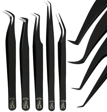 Fiber Tip Lash Tweezers for Eyelash Extensions Tweezers - Cross Edge Corporation
