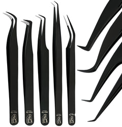 Fiber Tip Lash Tweezers for Eyelash Extensions Tweezers - Cross Edge Corporation