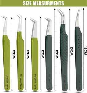 Fiber Tip Lash Tweezers for Eyelash Extensions - Cross Edge Corporation