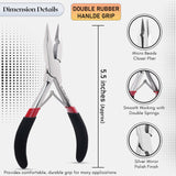 Silver My Hair Tools Pro Extension Kit, Extensions Remover Pliers set, Micro Beads Pulling Hook & Microbead Loop Tool Stainless Steel