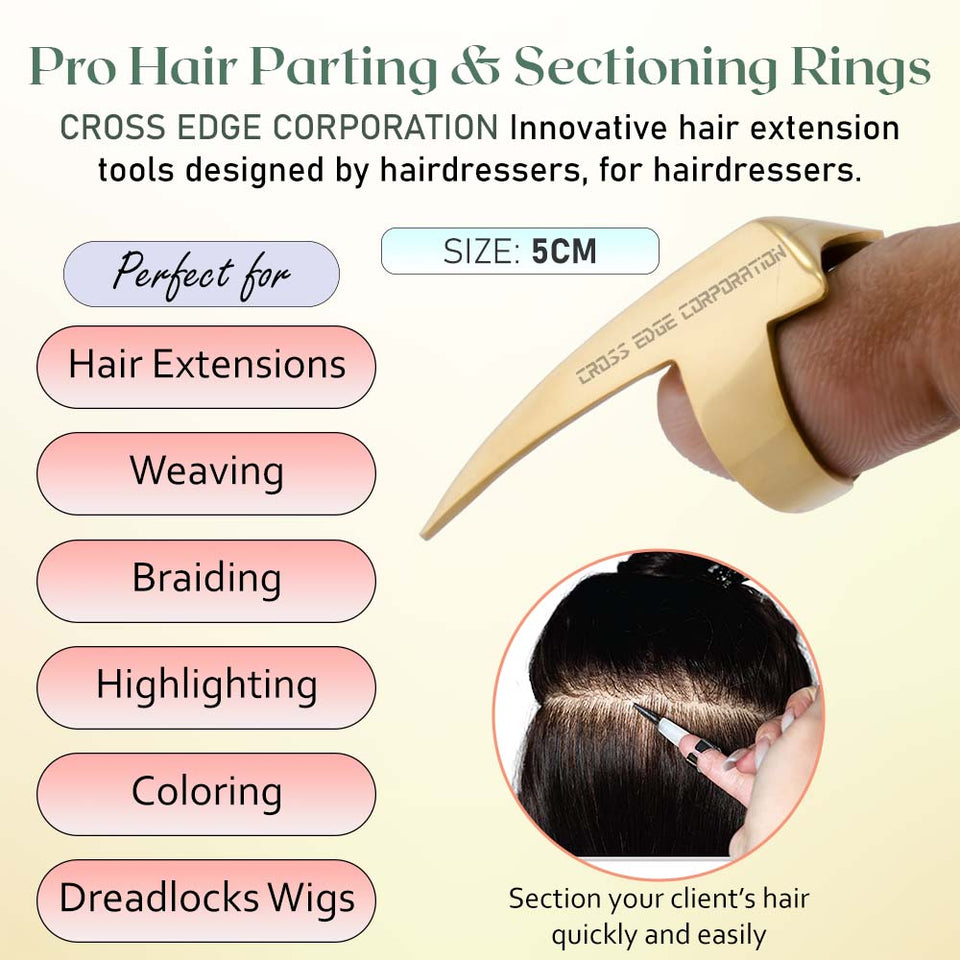 My Hair Tools Pro Hair Extension Tools Kit Gold - Multi Purpose