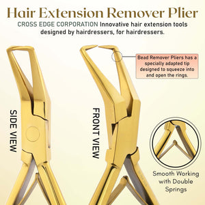My Hair Tools Pro Hair Extension Tools Kit Gold - Multi Purpose