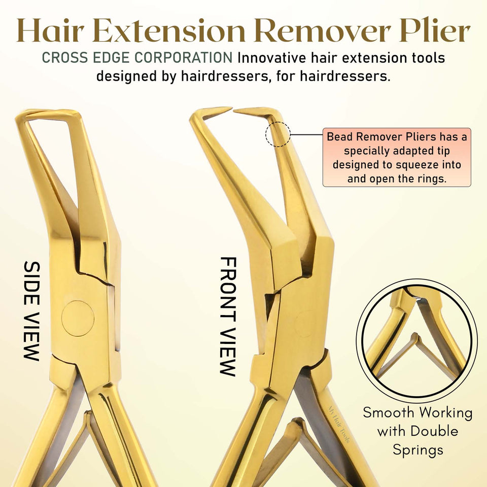 My Hair Tools Pro Hair Extension Tools Kit Gold - Multi Purpose